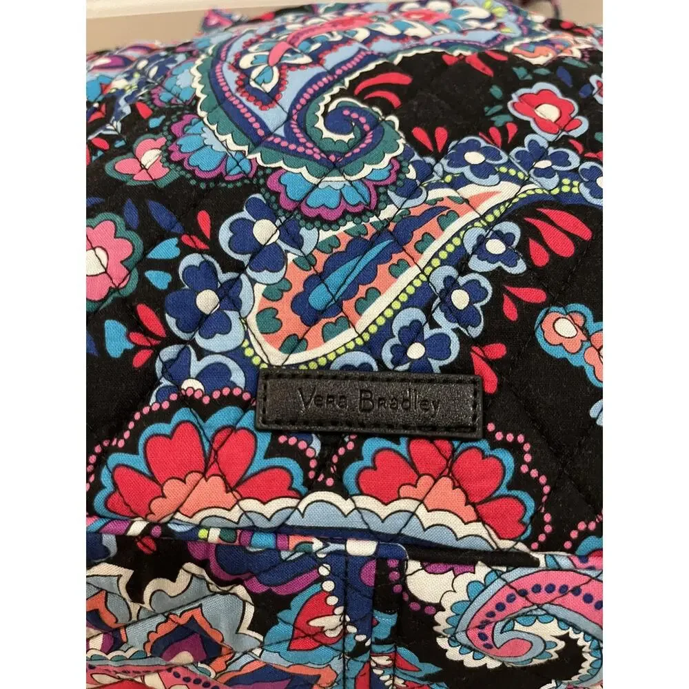 Vera Bradley Haymarket Paisley Floral Quilted Cotton X Large Tote Shoulder Bag